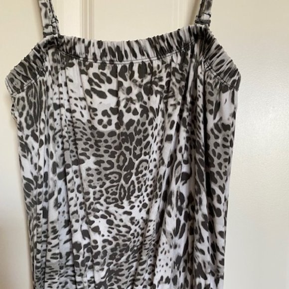 Jennifer Lopez  Jumpsuit  With Removable Straps   Animal Print  Size XS Petite - Picture 2 of 12